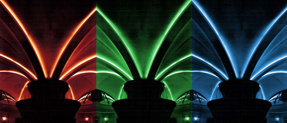 MGM Fountain RGB (Triptych)